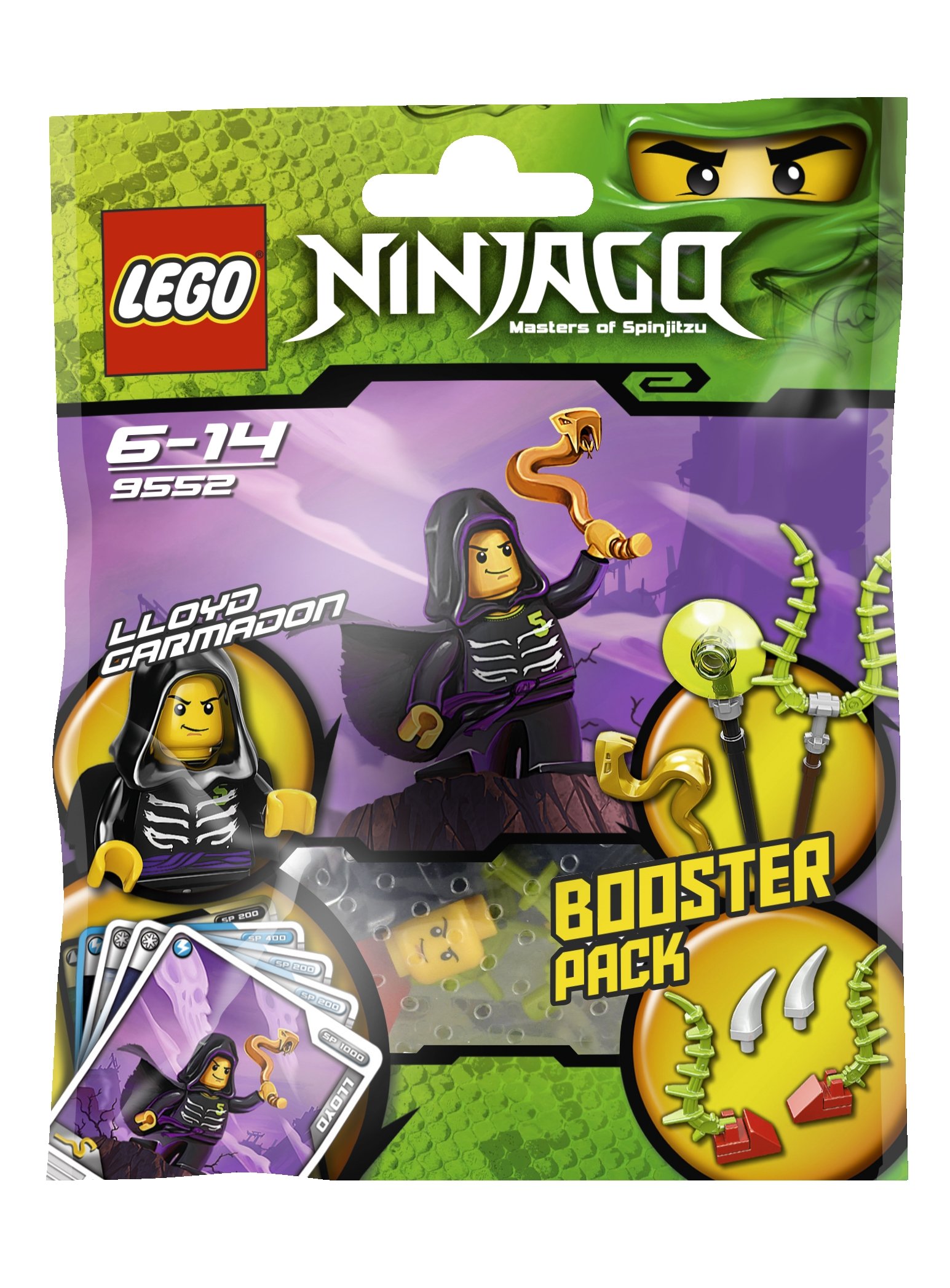 LEGO Ninjago 9552 Lloyd Garmadon Building Toy Set - Official LEGO Ninja Action Figure for Kids Ages 7+ | Perfect for Playtime, Collecting, and Ninja-Themed Birthday Gifts
