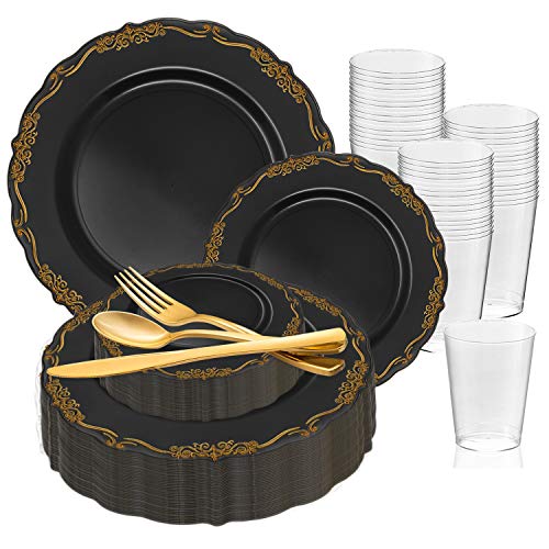 Black with Gold