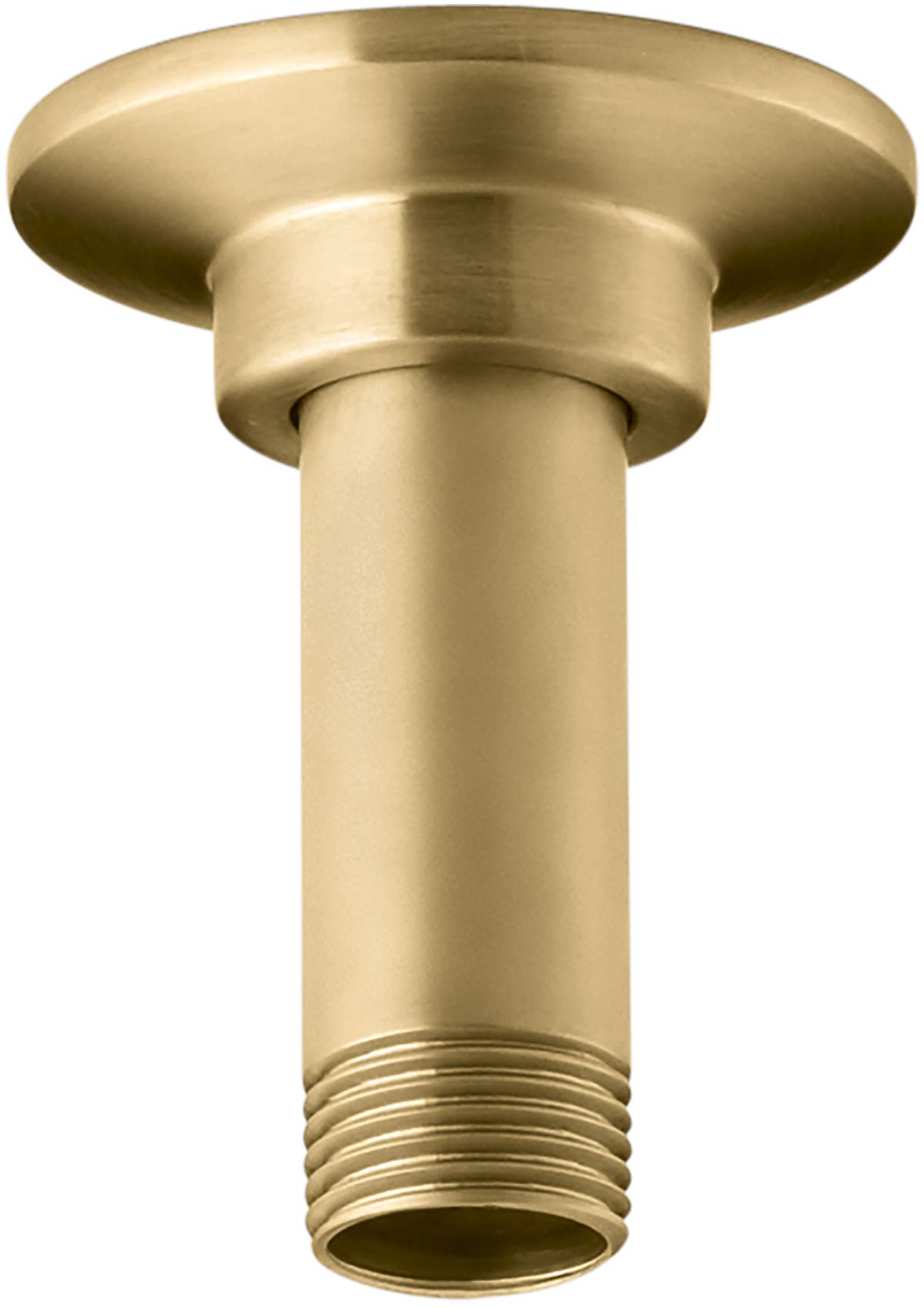 KOHLER 3-in Ceiling-Mount Rain Shower Head with Arm and Flange - Perfect for Bathroom Renovation and Spa-Like Shower Experience