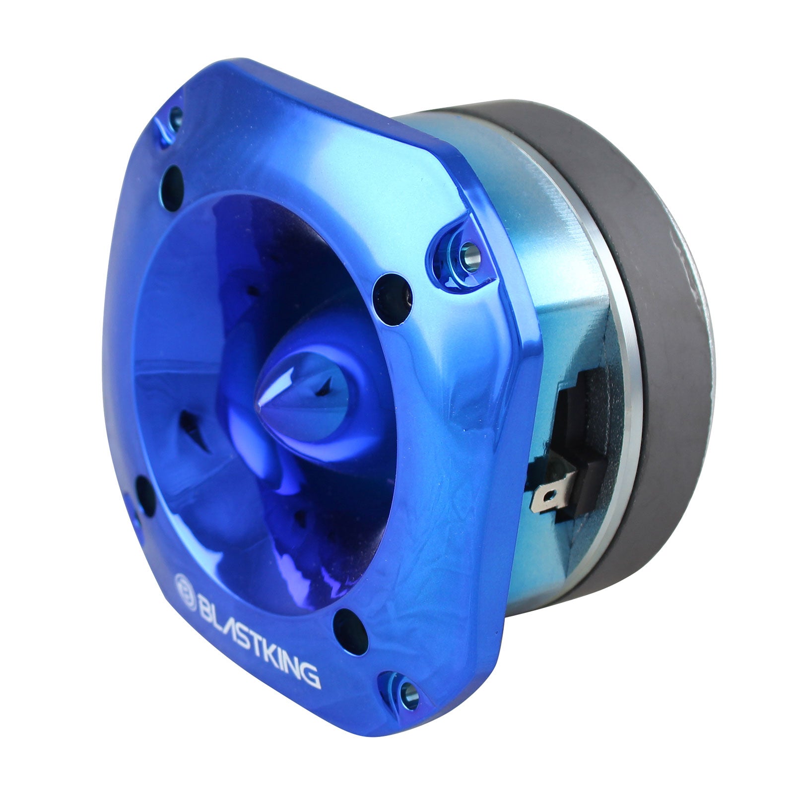 Blastking TW2000 BLU 500W Titanium Bullet Tweeter 4x4 Inch 1.5 Inch VC - High Power Car Audio Speaker for Clear Sound in Vehicles, Boats & Motorcycles