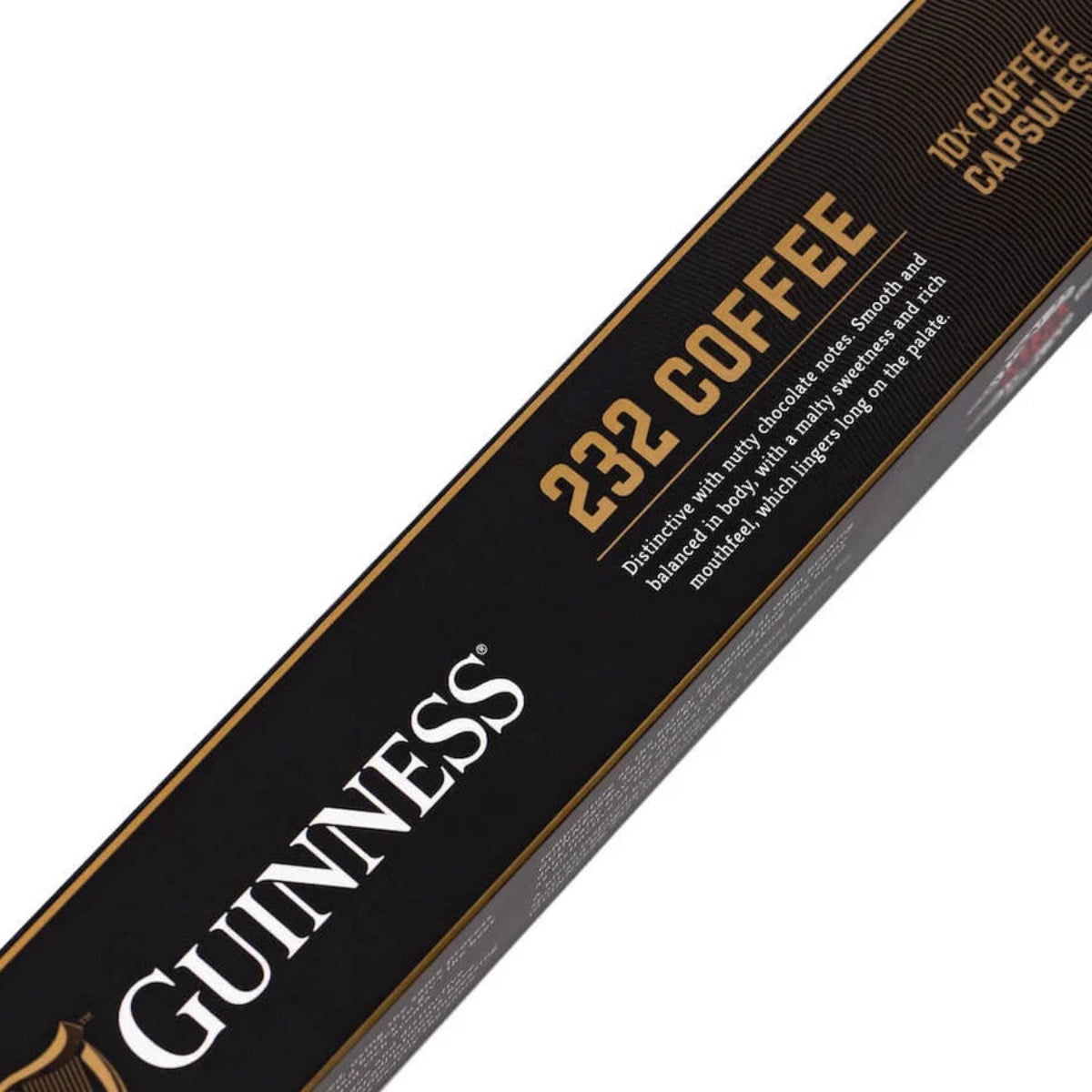 Guinness 232 Nespresso® Compatible Coffee Capsules - 10 Pack for Rich & Bold Espresso - Perfect for Home, Office, or Gifts