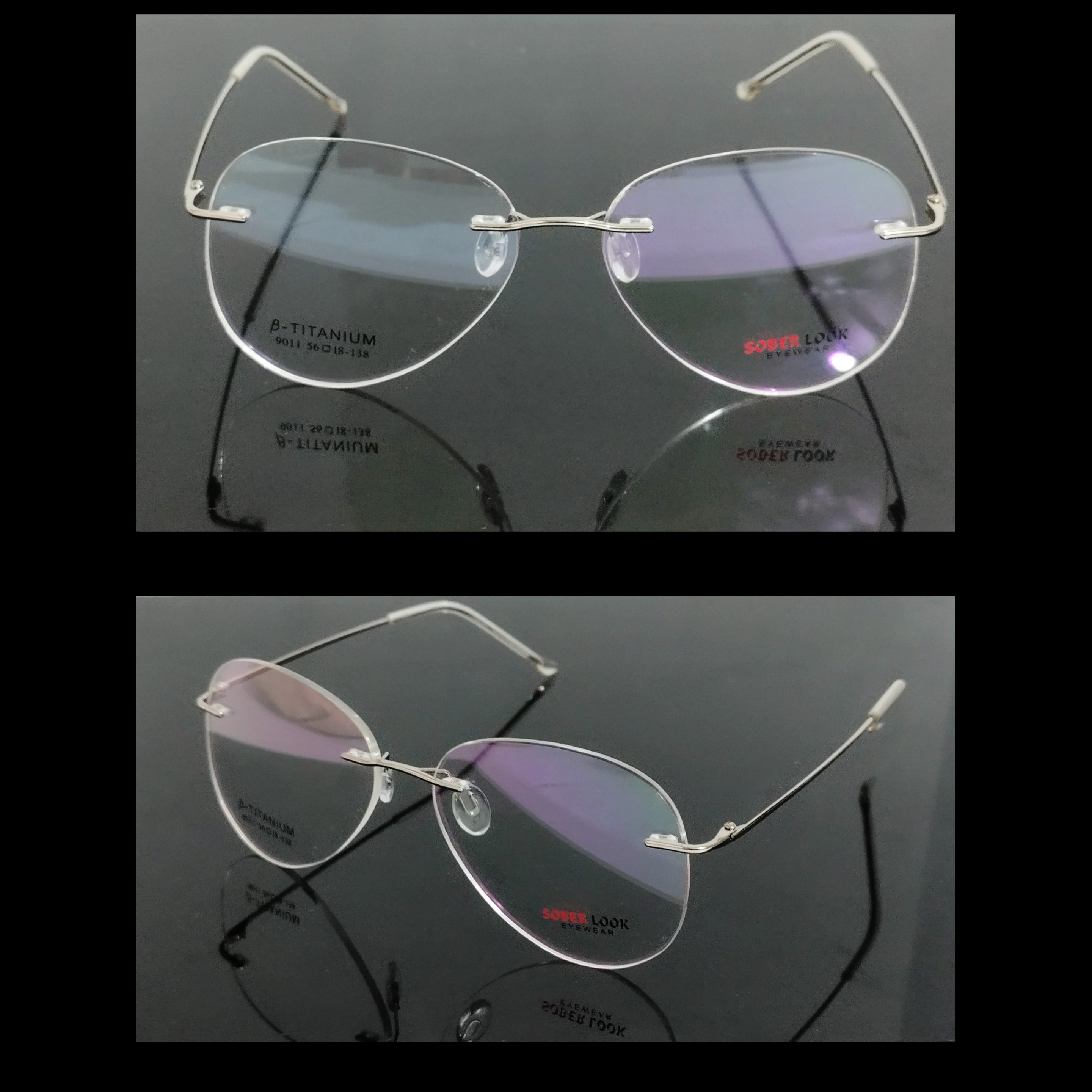 Stylish Rimless Aviator Glasses - Ultra Lightweight Frameless Eyewear for Men & Women | Perfect for Driving, Reading & Fashion Accessories
