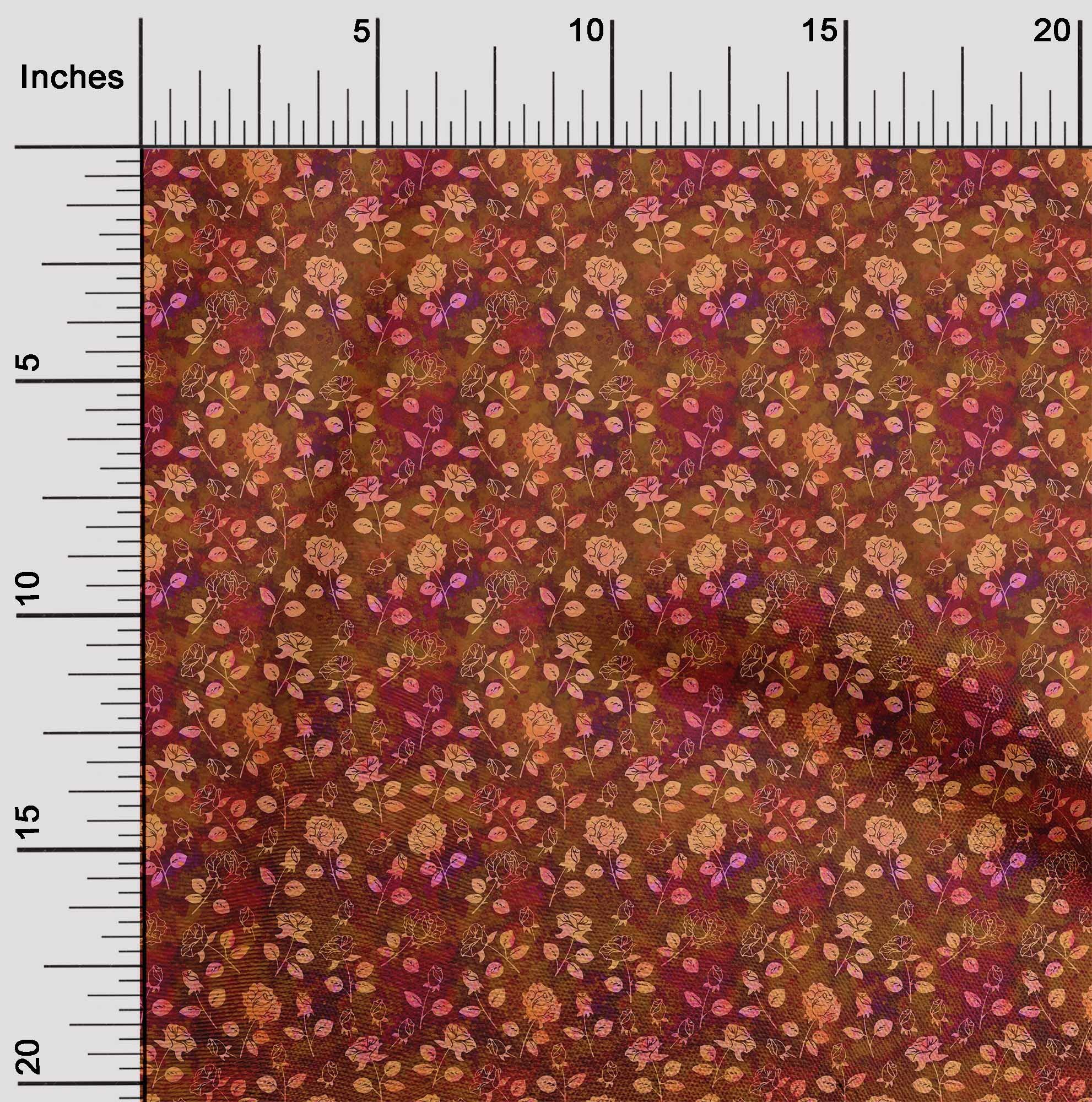 Premium 100% Cotton Jersey Cocoa Brown Batik Fabric by The Yard - 58 Inch Wide for DIY Clothing, Quilting & Sewing Projects - Perfect for Dresses, Scarves & Home Decor