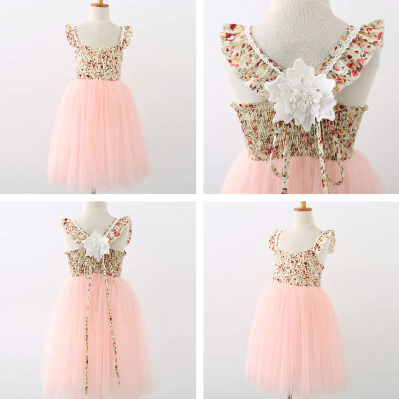 Aria's Little Princess Dress Version 2 - Elegant Girls Party Gown for Birthday, Wedding & Special Occasions | Fast Shipping