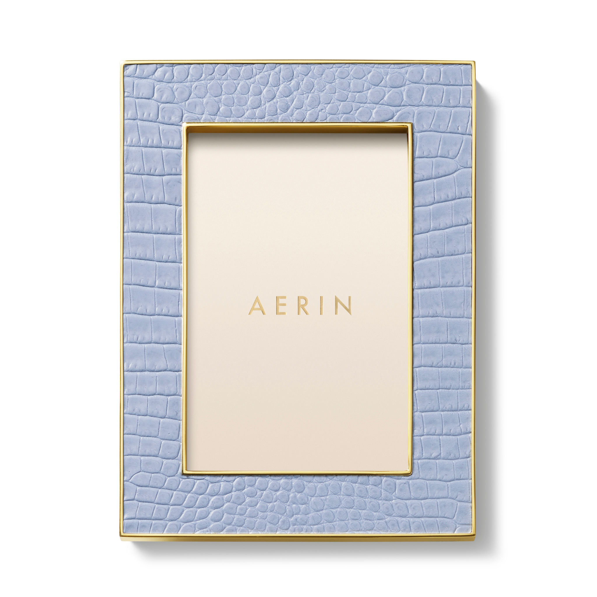 Vintage Crocodile Leather Eyeglass Frame in Hydrangea Blue - Perfect for Reading, Fashion Accessories & Gift Giving