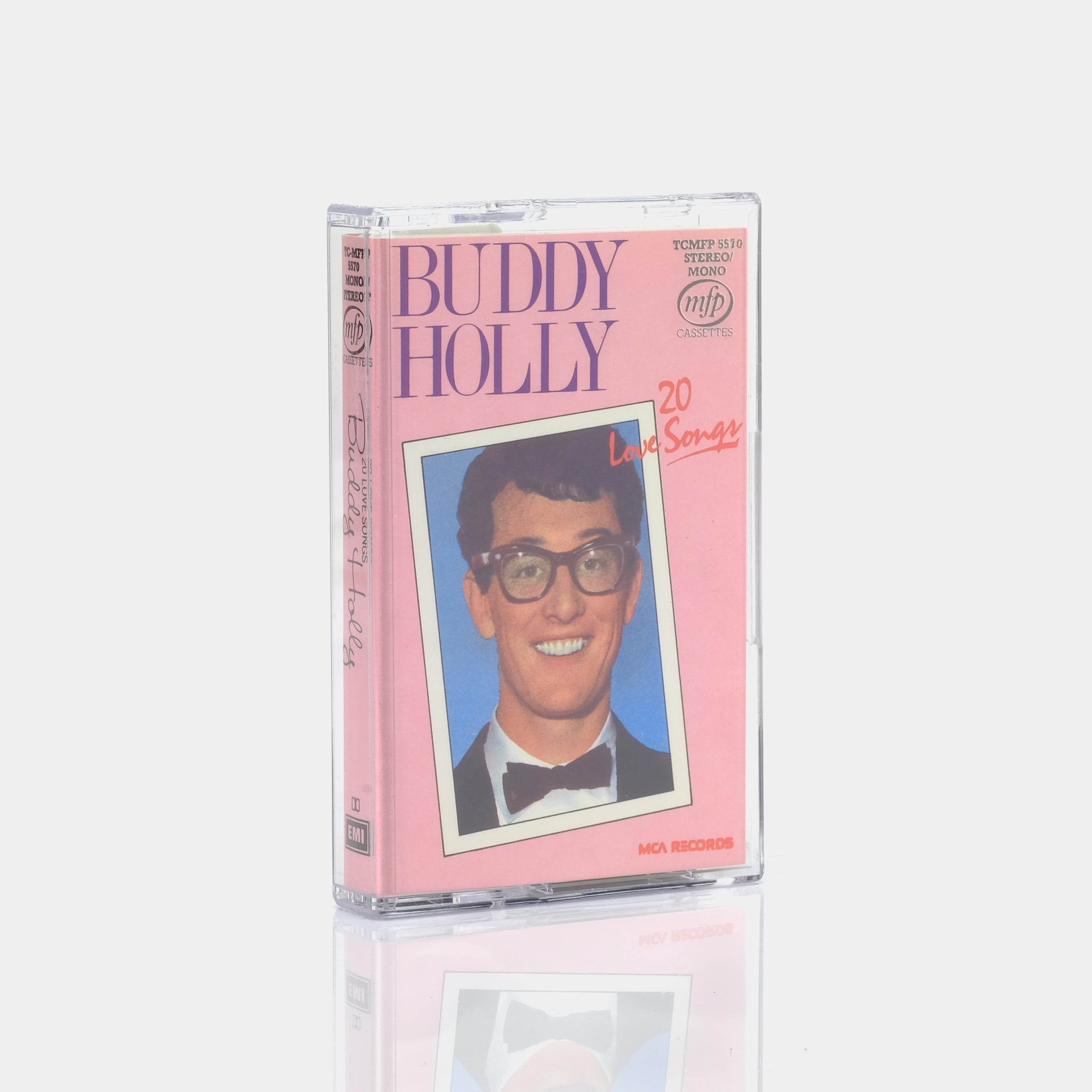 Buddy Holly 20 Love Songs Cassette Tape - Vintage Music Collection for Romantic Evenings & Road Trips