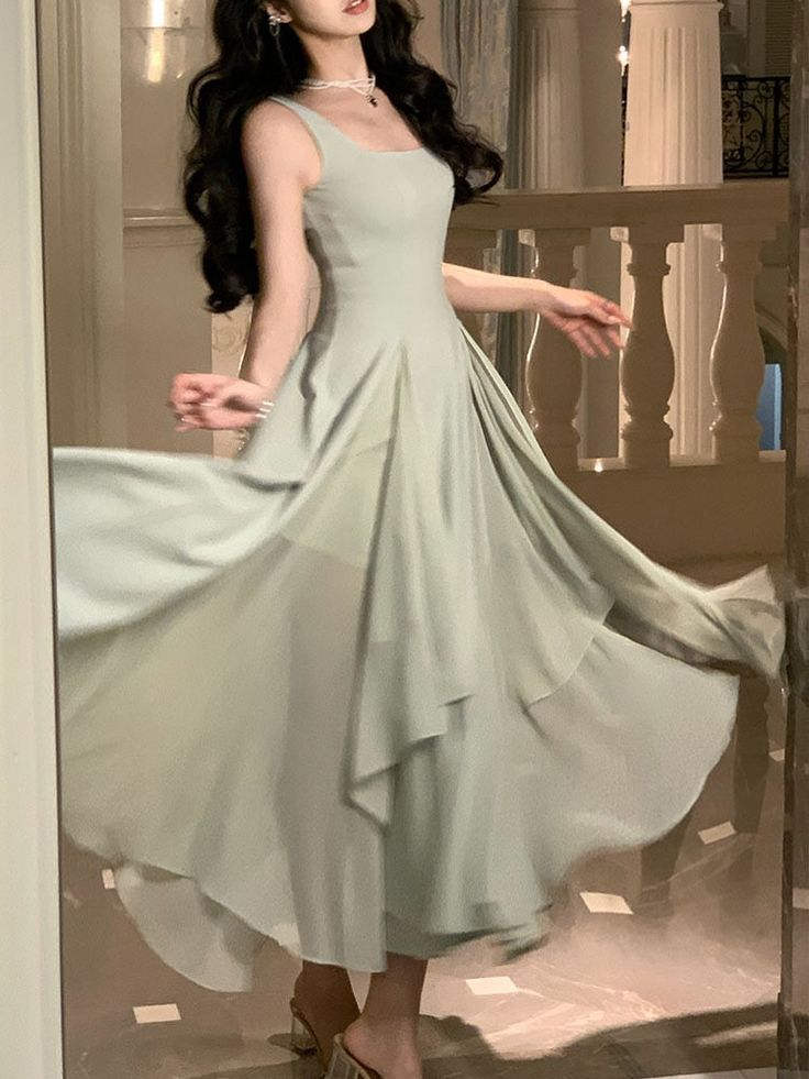 Elegant A-Line Chiffon Prom Dress with Ruffle Details - Formal Evening Gown for Homecoming, Quinceañera & Special Occasions | Style J4644