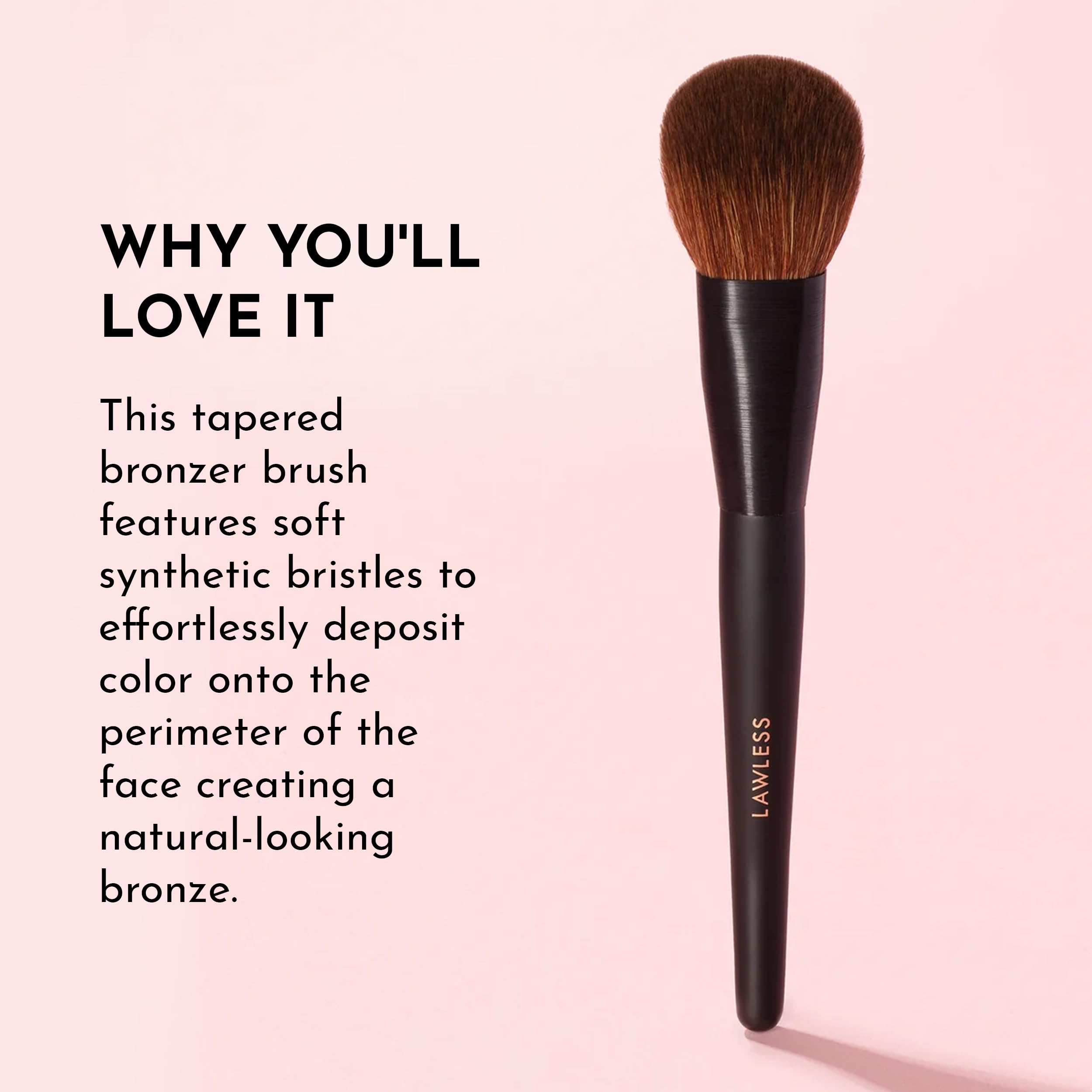 Professional Bronzer Brush for Flawless Makeup - Face & Contouring