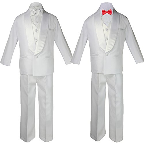 5 Pieces Suit Set + Extra Satin Color Bow Tie