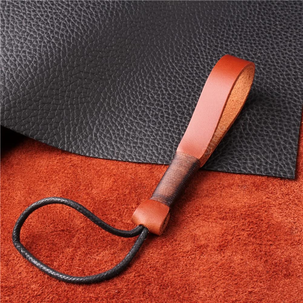 Handmade Leather Keychain for Car Keys - Premium Metal Key Ring with Creative Design - Perfect for Gifts, Home Decor & Everyday Use