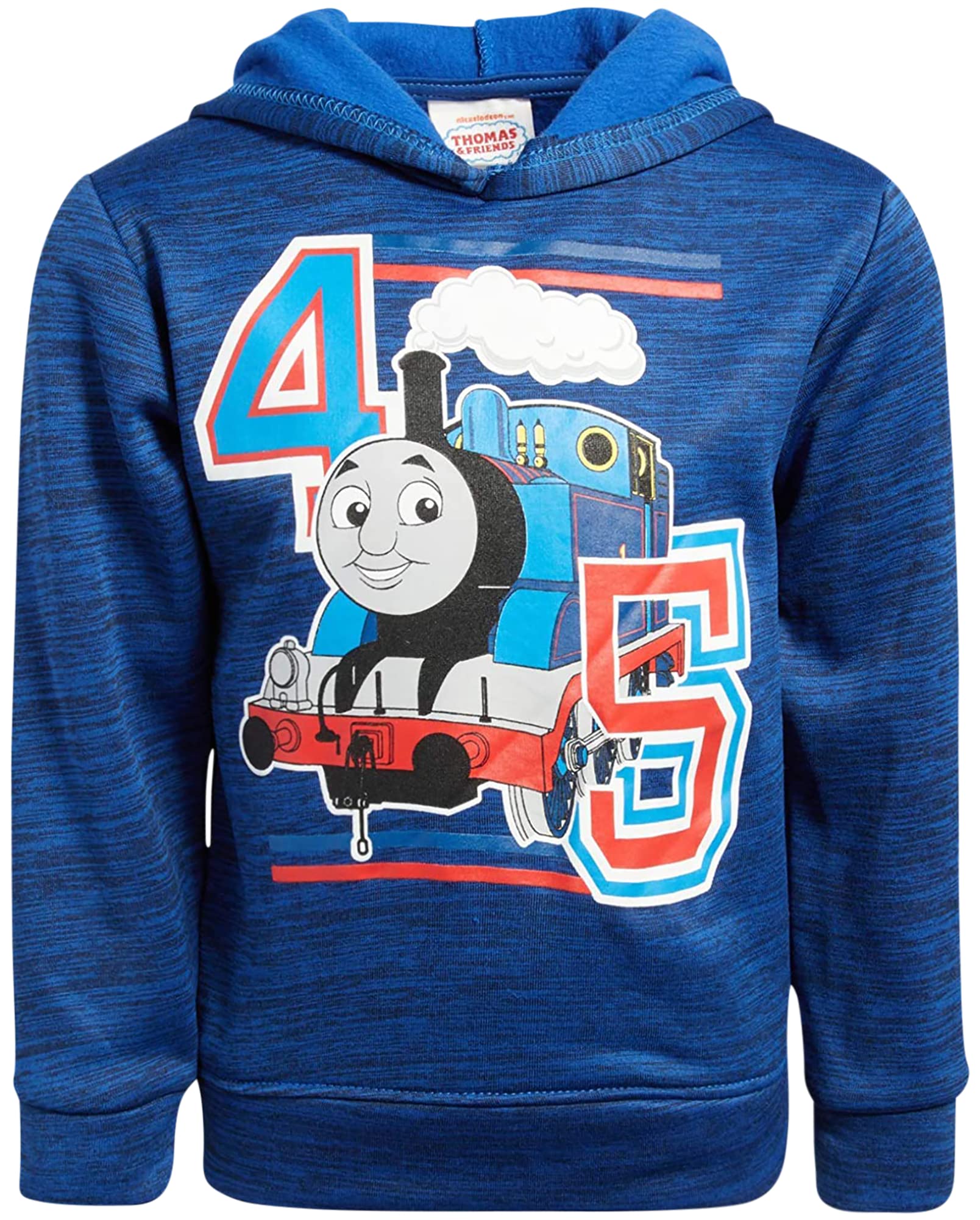 Nickelodeon Boys' Hooded Sweatshirt - Baby Shark, SpongeBob, Thomas & Friends Designs | Soft Fleece Pullover for Toddlers & Kids (Sizes 2T-7) | Perfect for Playdates, School & Family Outings