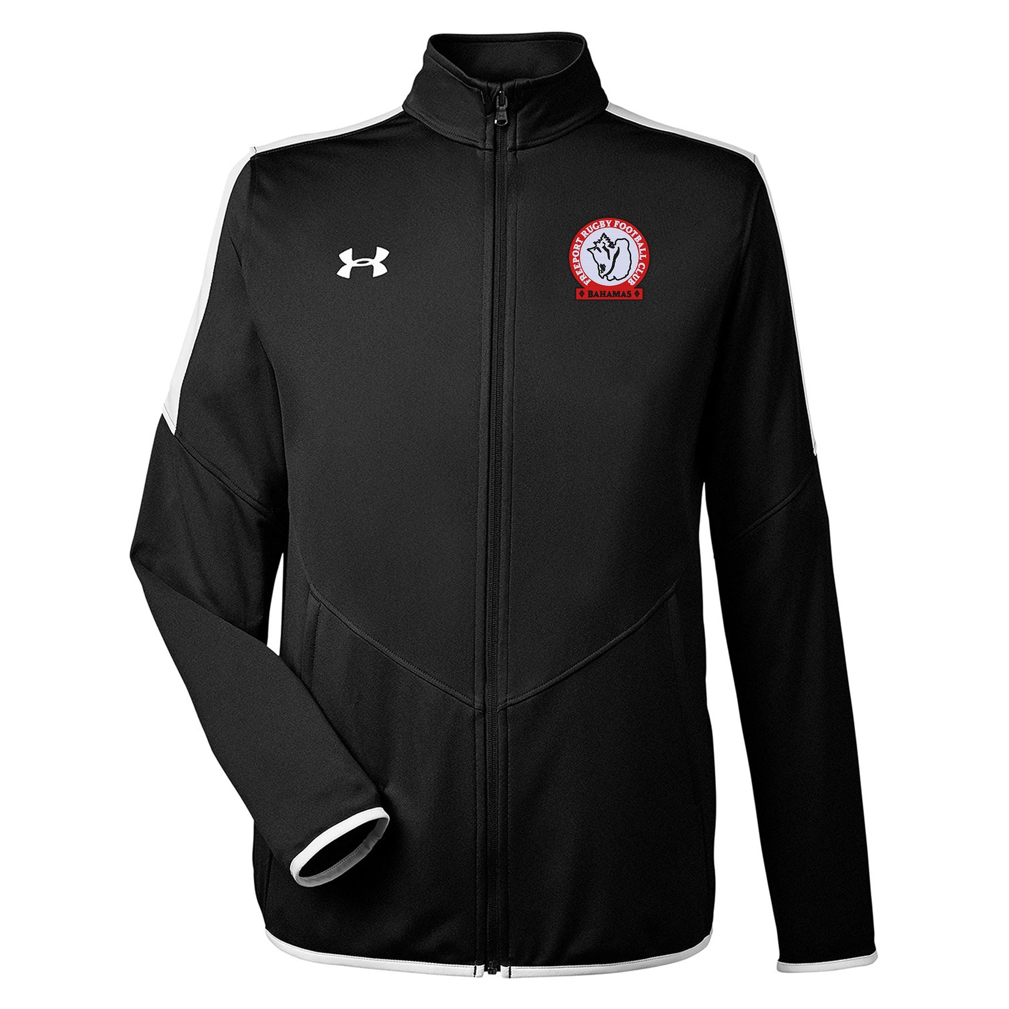 Freeport RFC UA Rival Knit Jacket - Men's Lightweight Performance Pullover for Running & Training - Gym & Outdoor Workout Hoodie