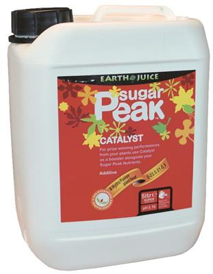 Organic Earth Juice Sugar Peak Catalyst - Premium Plant Nutrient Booster for Hydroponics & Indoor Gardening | Enhances Growth & Flowering for Vegetables, Herbs & Flowers