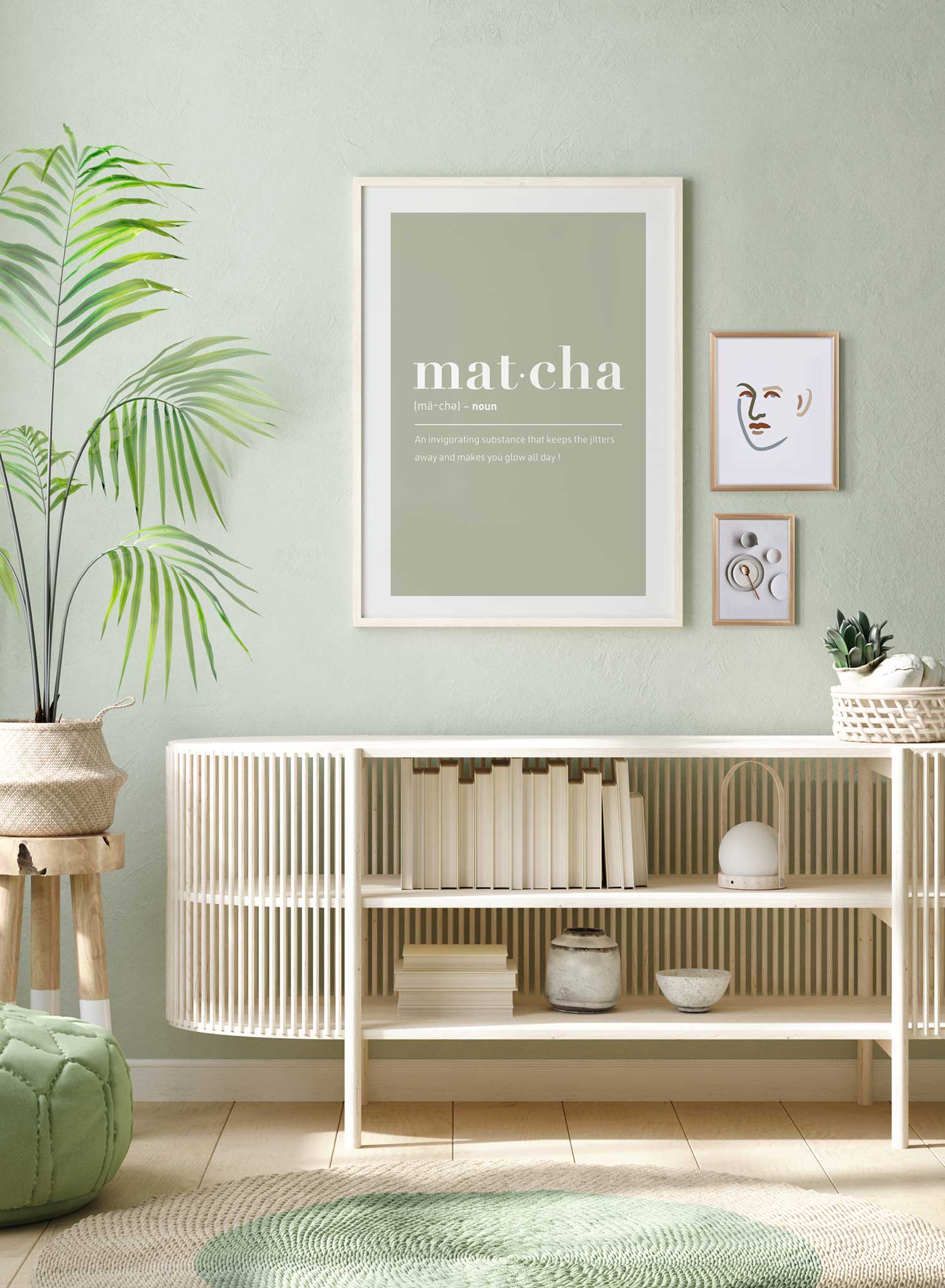 Premium Matcha Green Tea Poster - Japanese Tea Ceremony Art Print for Home & Office Decor - Perfect for Tea Lovers, Zen Meditation Spaces & Asian-Inspired Interiors