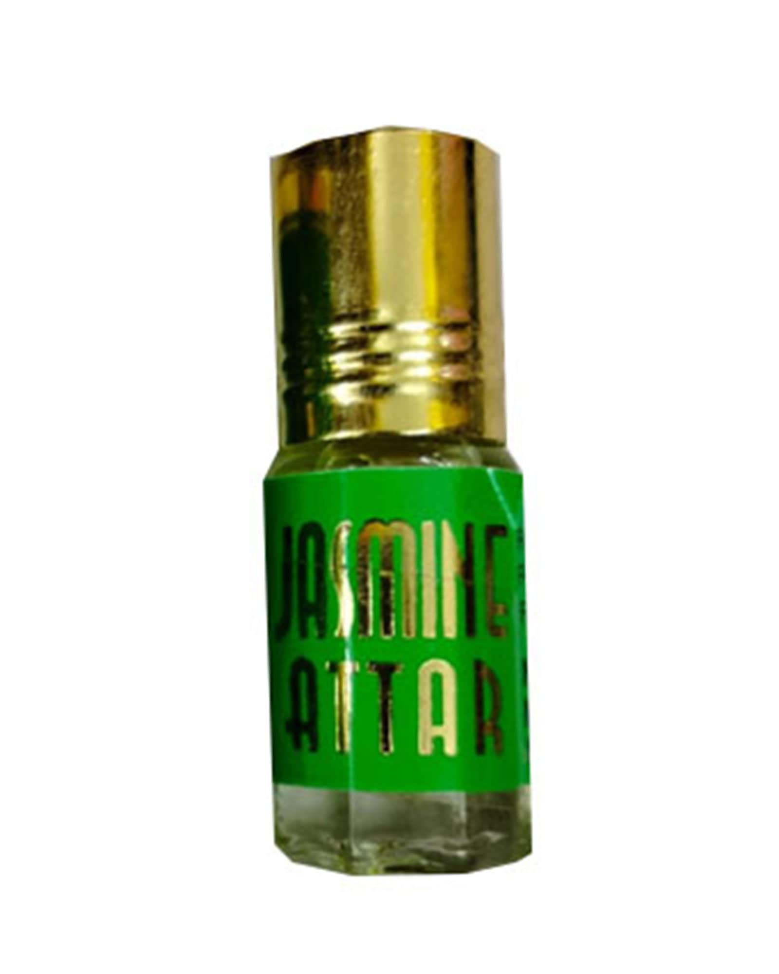 VS Products Jasmine Attar (Mogra Attar) - 15ml Natural Floral Perfume Oil, Long-Lasting Fragrance for Body, Clothes & Pooja Ceremonies | Pack of 5 X 3ml | Perfect for Aromatherapy, Meditation & Daily Wear