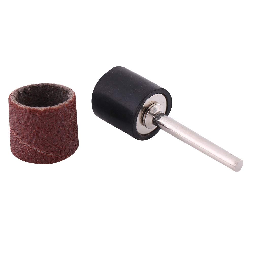 Drum Sanding Bands 80/320/600 Grit - Sanding Sleeves for Power Sanders, Woodworking & Craft Polishing Kit with Mandrel - Perfect for DIY Projects, Furniture Refinishing & Metal Grinding