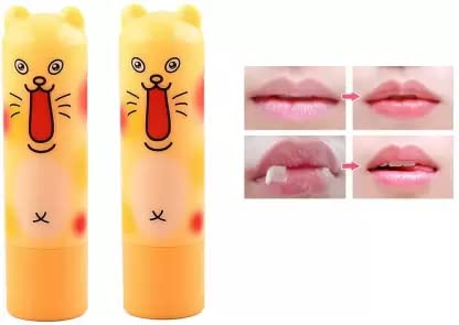 Color Changing Lipstick Set - 2 Pack Cartoon Shaped Lip Balm with Fruity Flavor | Moisturizing & Long Lasting | Perfect for Parties, Gifts & Everyday Use