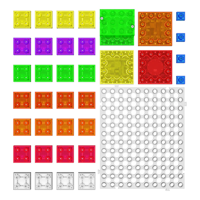 Circuit Blox™ BYO Sound & Touch Activated Light Show Kit - DIY Electronic Building Blocks for Kids & Teens - Perfect for STEM Learning, Science Projects & Interactive Play at Home or School