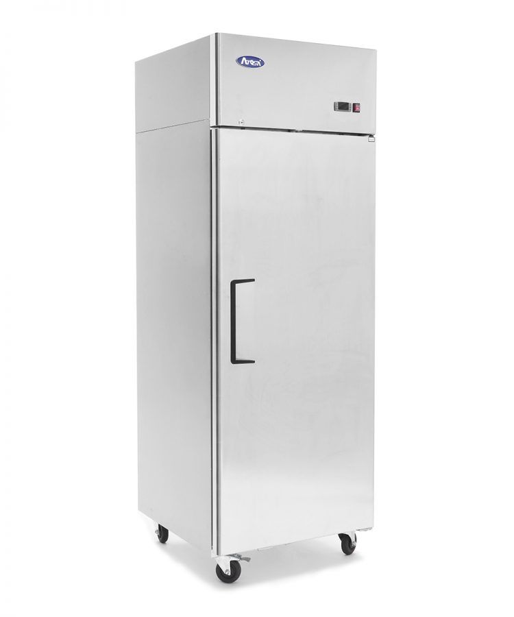 Atosa MBF8001 Commercial Top Mount Single Door Freezer - 8 cu.ft Stainless Steel Restaurant Freezer for Kitchen, Grocery Store & Food Service Businesses