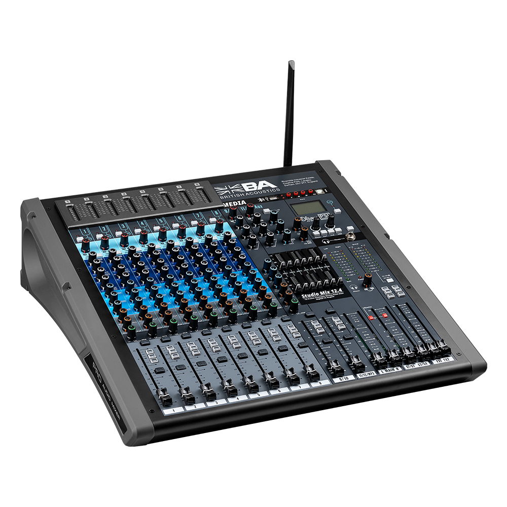 Studiomix 12.4 DFX Professional Studio Headphones - High-Fidelity Sound for Music Production, DJing & Gaming - Noise Isolation & Comfortable Ear Cushions for Long Sessions