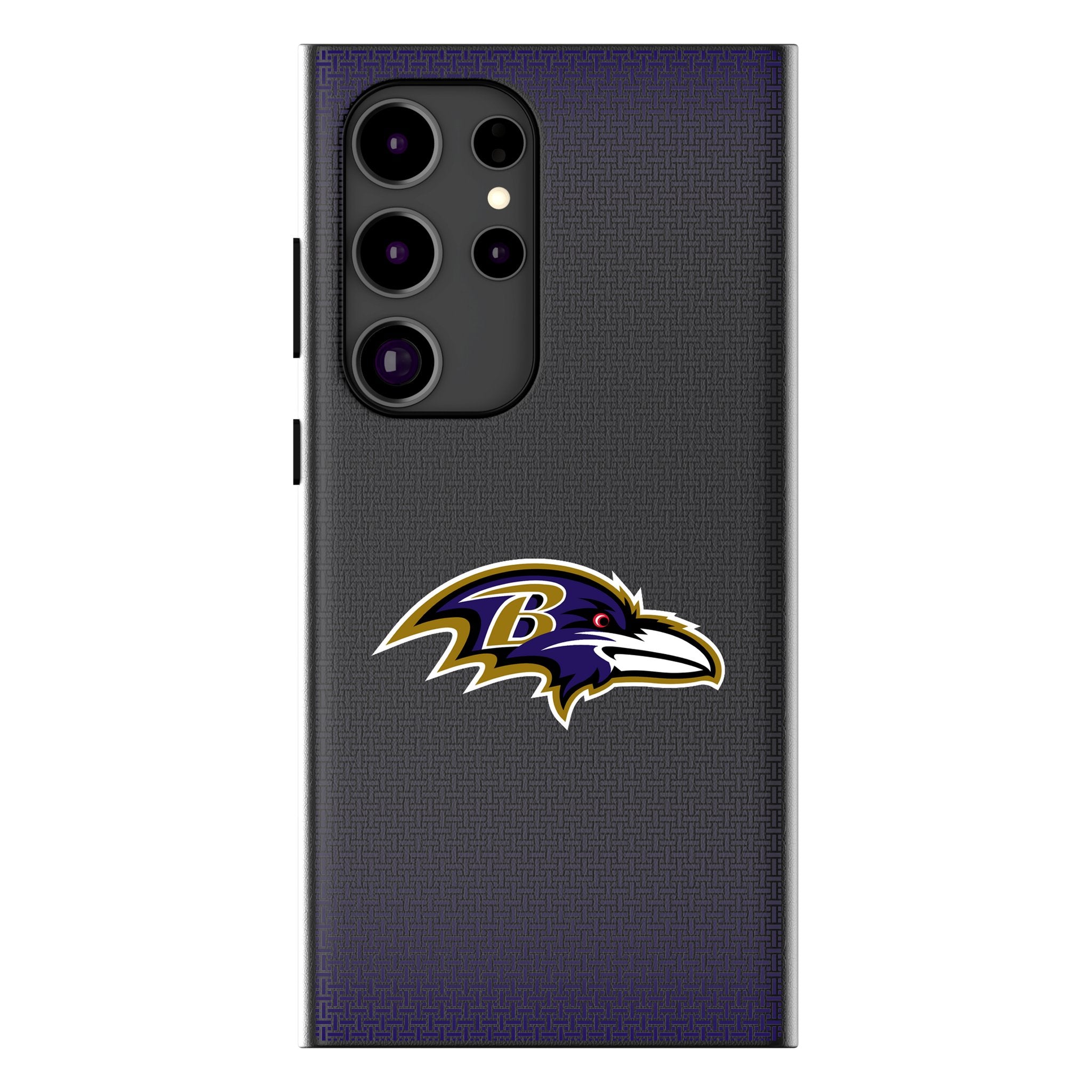 Baltimore Ravens Linen MagSafe Compatible Phone Case for Samsung Galaxy S23/S22/S21 - Durable Protective Cover for Football Fans - Perfect for Game Day & Everyday Use