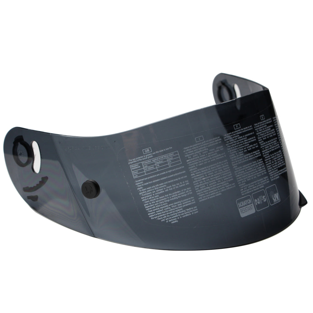 AGV Race X Anti-Scratch & Anti-Fog Motorcycle Helmet Visor Kit - Perfect for Track Racing and High-Speed Riding