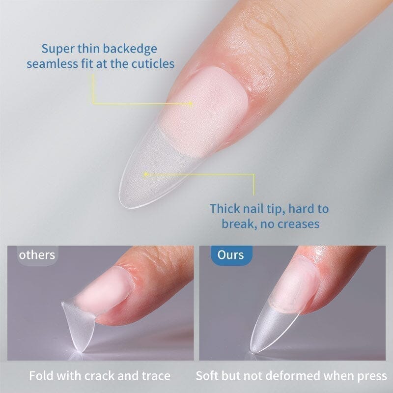 120pcs Coffin Matte Soft Gel False Nails - Medium Length Press-On Nails for Women, Natural Look Fake Nails for Manicure & Nail Art - Perfect for Parties, Weddings, and Daily Wear