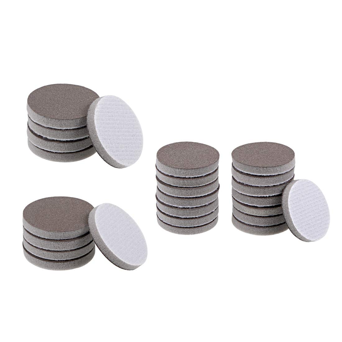 600 Grit Hook and Loop Sanding Discs - 5pcs Wet Dry Aluminum Oxide Sandpaper Sponge Pads for Polishing, Grinding & Woodworking - Perfect for DIY, Metal, Wood & Auto Projects