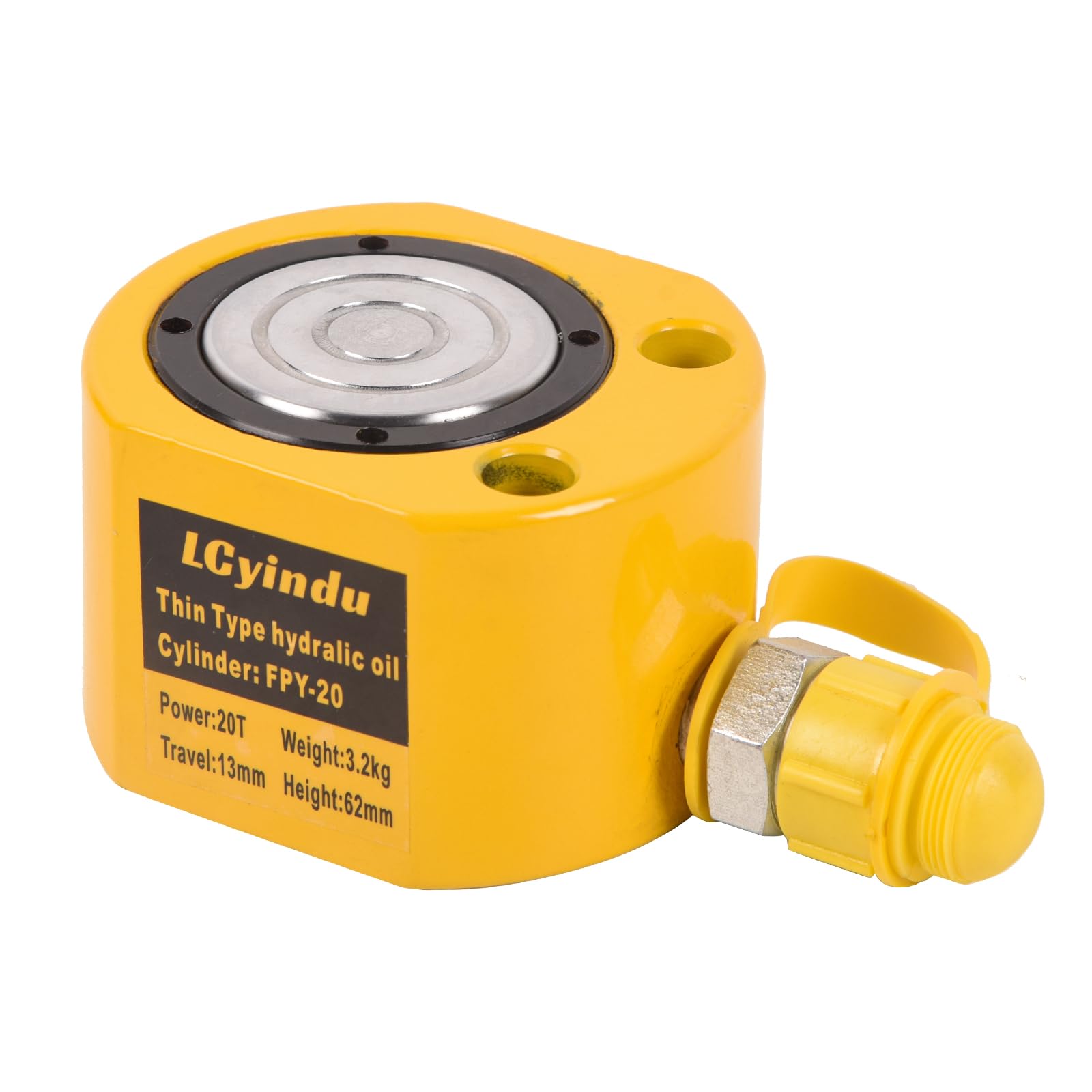 20T Low Profile Hydraulic Ram Cylinder Jack - 0.51