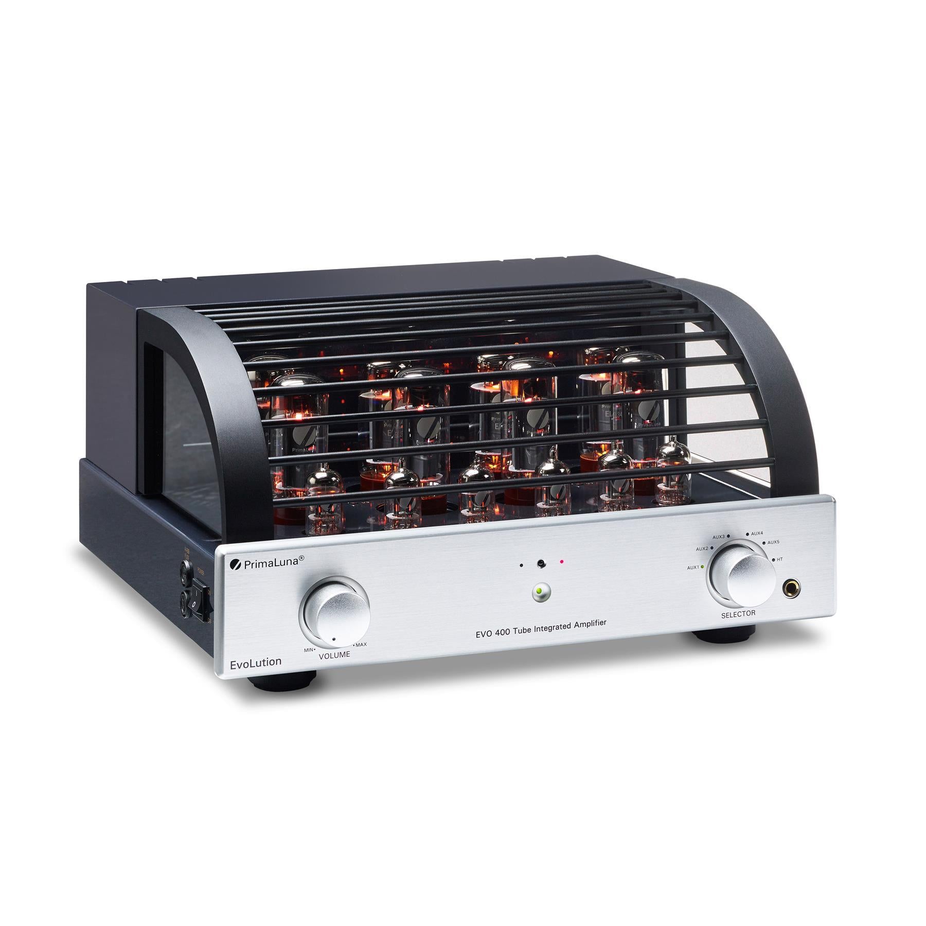PrimaLuna EVO 400 Integrated Tube Amplifier - High-End Vacuum Tube Stereo Amp for Audiophiles | Perfect for Home Theater & Music Listening