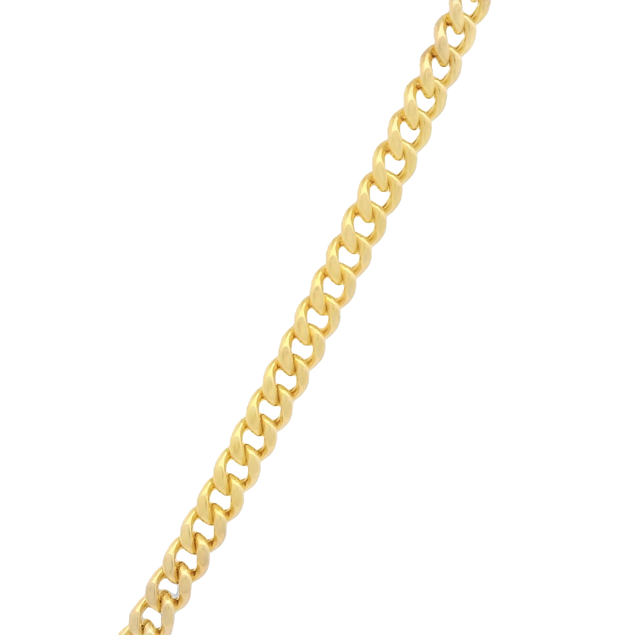 14K Gold Praying Hands Pendant with Hollow Cuban Chain Necklace - 20 Inches - Religious Jewelry for Men & Women - Perfect for Church, Prayer, and Everyday Wear - JTJ™