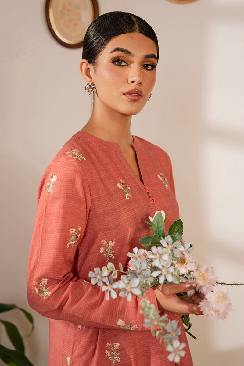 Camellia Rose 2-Piece Outfit Set (Shirt & Pants) for Women - Casual Office Wear & Spring Fashion