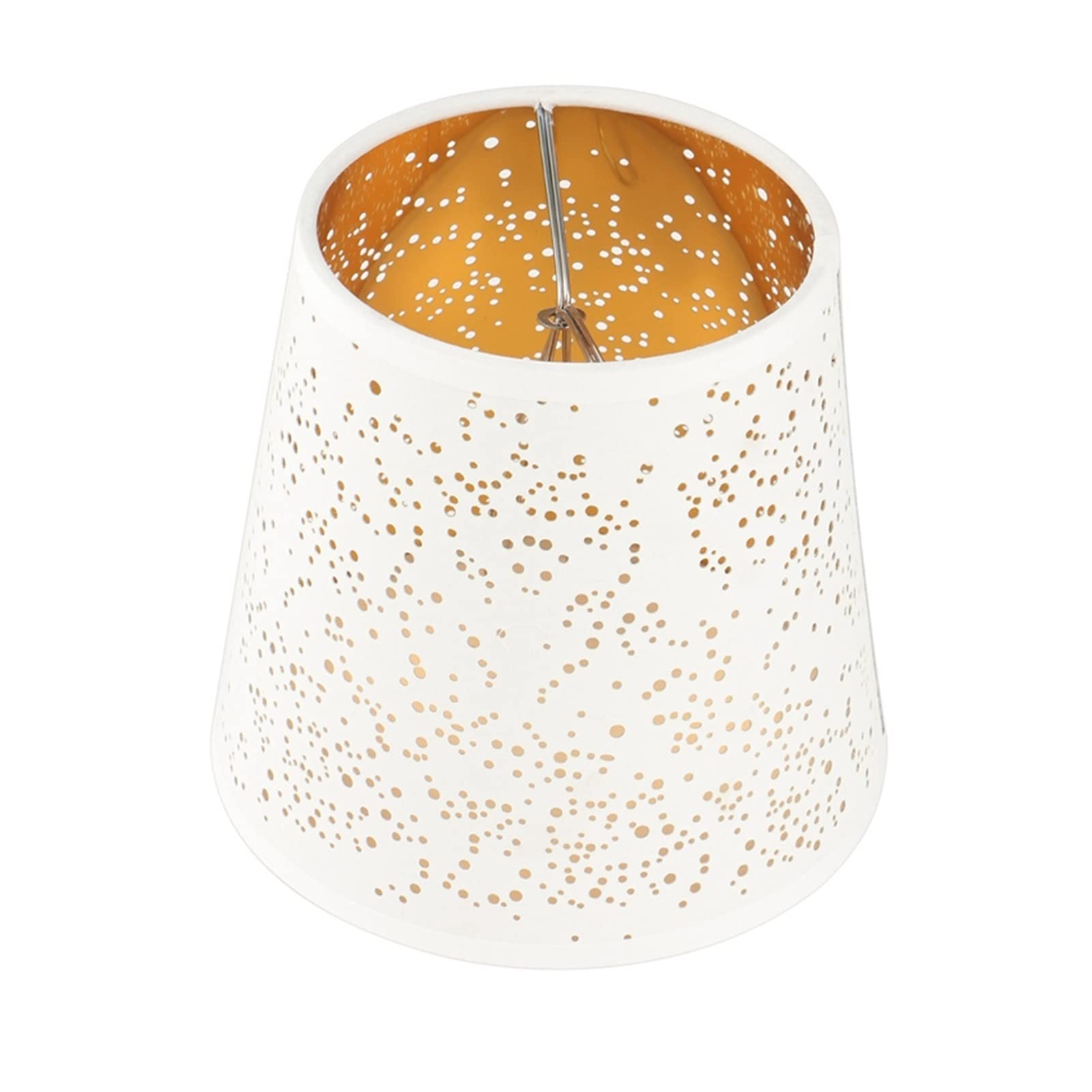 SBJG 1PC Hollow Out Fabric Lampshade Cover - Decorative Clip-On Light Shade for Edison Bulbs | Perfect for Bedroom, Living Room & Cafe Lighting Decor