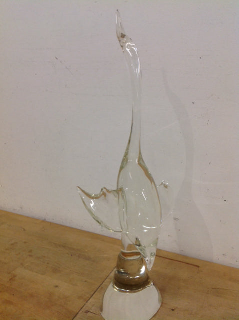 27 Signed Glass Bird Figurine - Handcrafted Collectible Art Piece for Home Decor, Gift, or Display Case Showcase