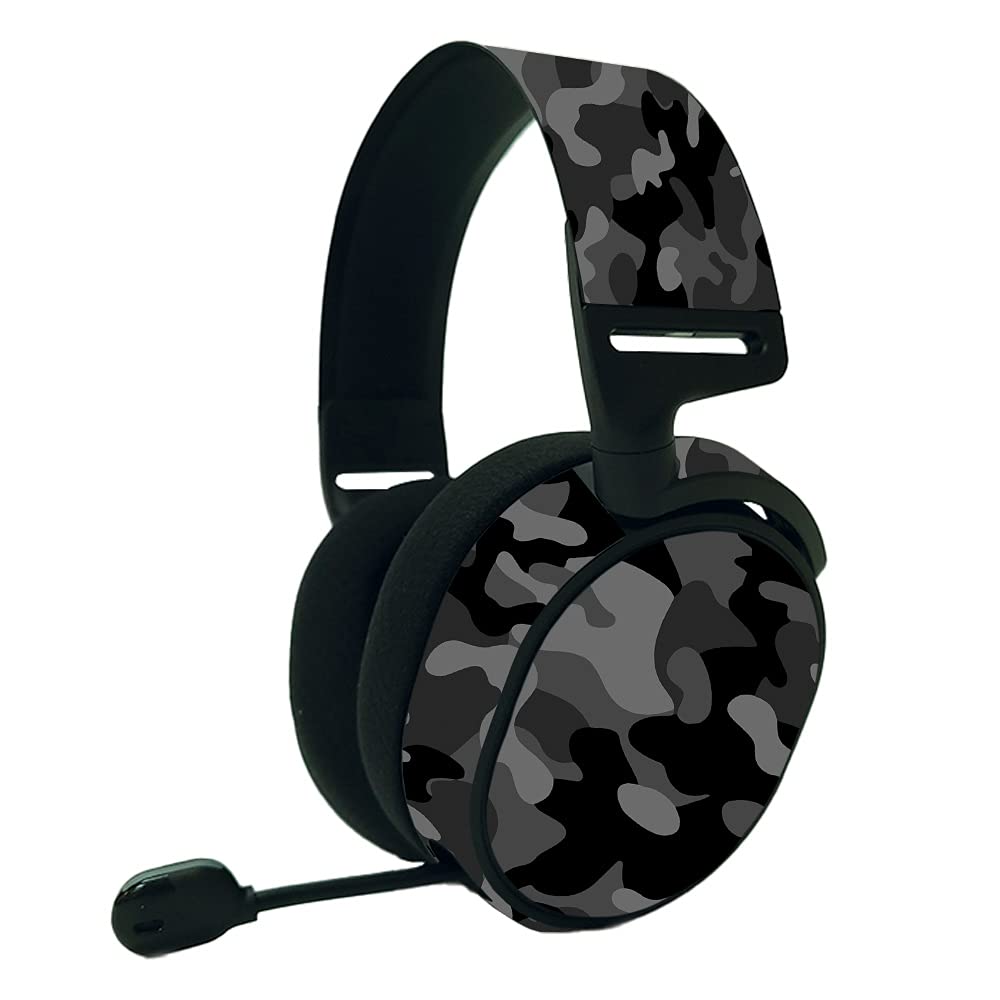 SteelSeries Arctis 9 Skin Cover - Black Camo Vinyl Decal Wrap | Protective & Durable Gaming Accessory | Easy to Apply & Remove | Made in USA | Perfect for Gaming Headsets & Customization