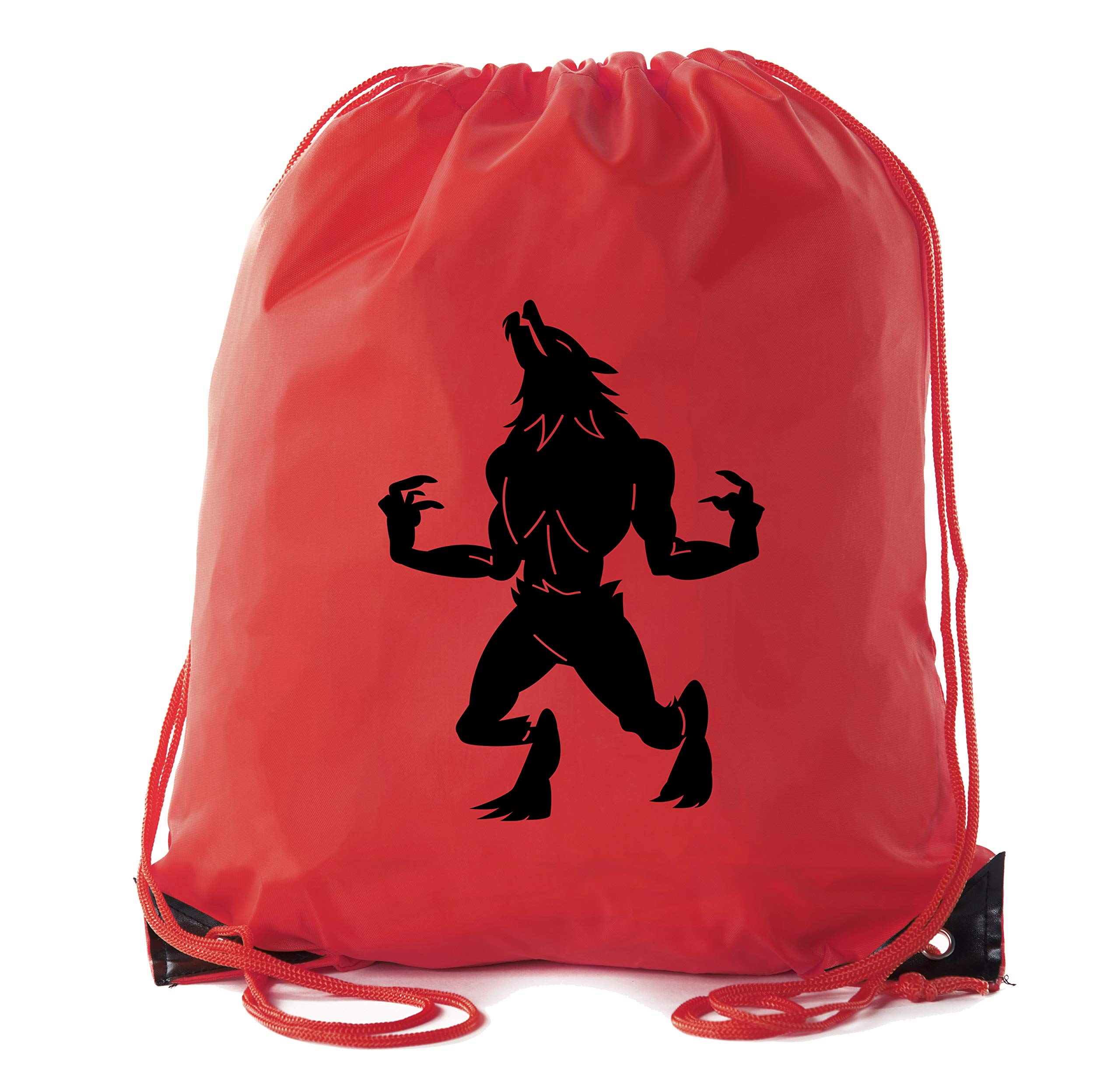 Halloween Werewolf Treat Bags - Drawstring Party Favor Pouches for Trick or Treat, Costume Parties & Spooky Celebrations