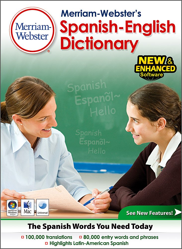 Merriam-Webster Spanish-English Dictionary Digital Download - Classroom & Site License for 15 Users | Bilingual Reference for Students & Teachers | Perfect for Language Learning & Academic Settings