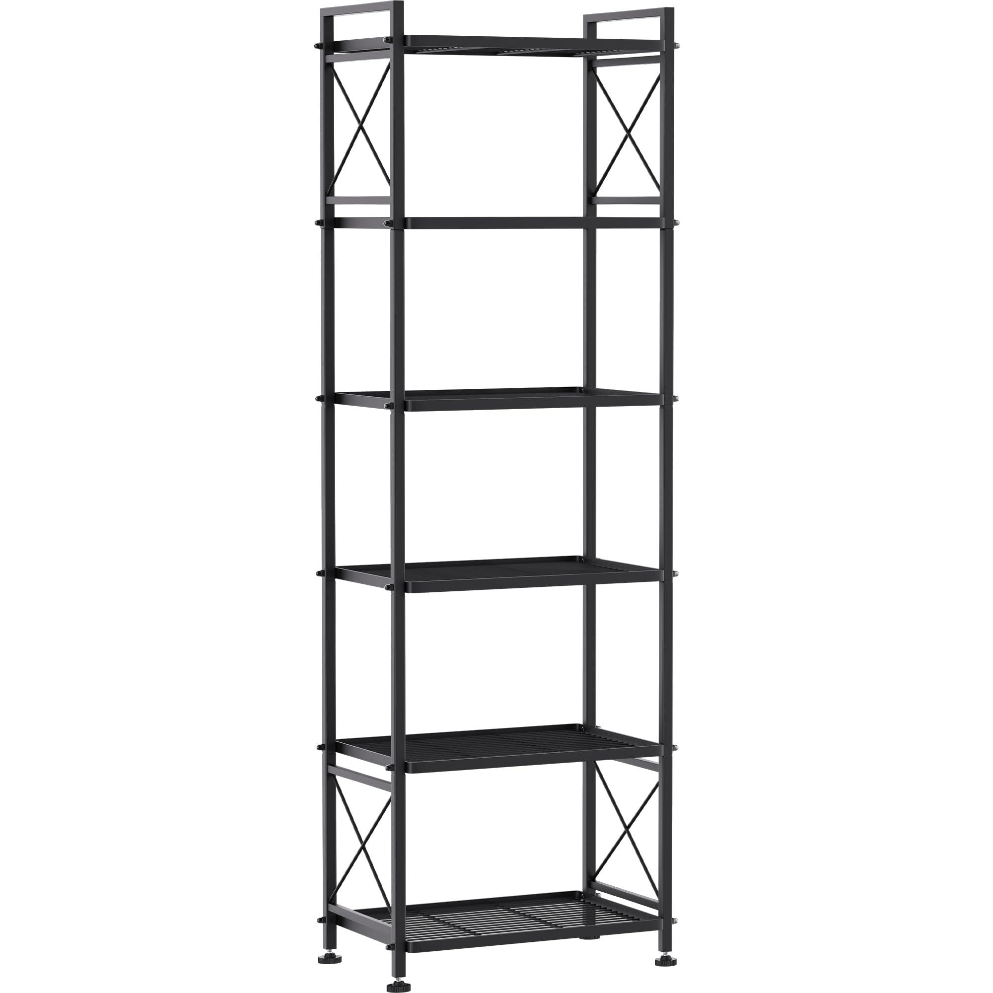 YOHKOH 6-Tier Heavy Duty Metal Storage Shelf - 17.0