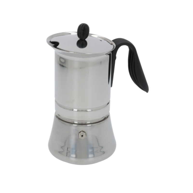 G.A.T. Moka Lady Stainless Steel Stovetop Espresso Coffee Maker - Perfect for Home, Office & Camping Brewing