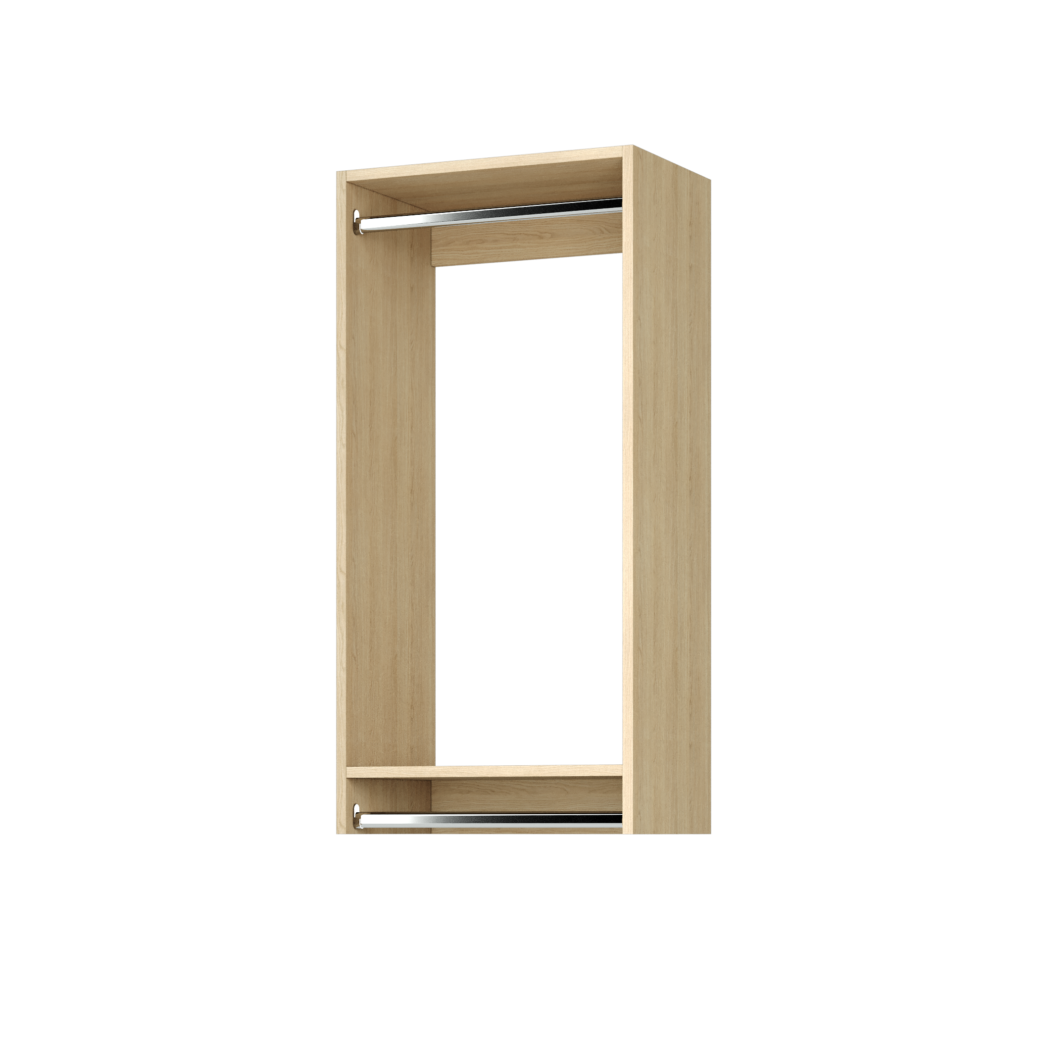 Vista Double Hanging Closet Organizer - Space Saving Clothes Storage Solution for Bedroom, Closet & Dorm Room Organization