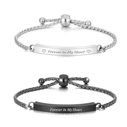 2pcs - Silver&Black
