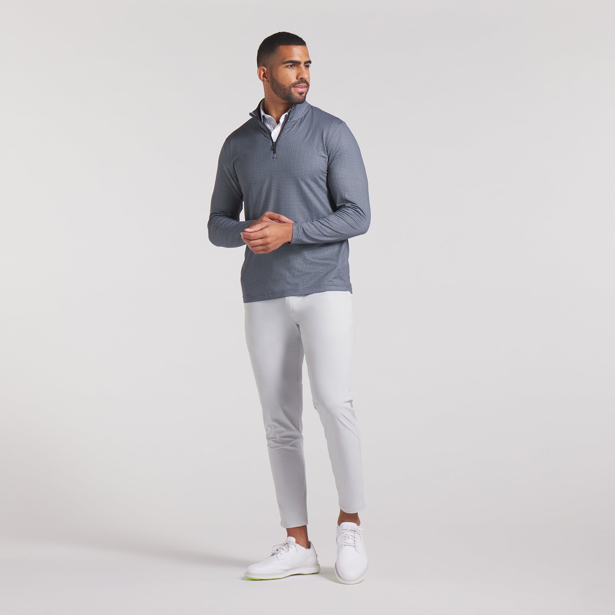 Pure 2.0 Tile Golf 1/4 Zip Pullover - Lightweight Performance Golf Shirt for Men - Perfect for Golfing, Casual Wear & Outdoor Activities
