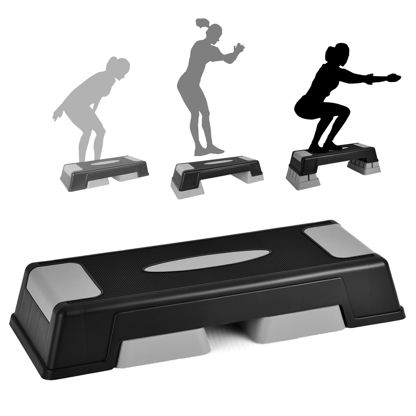 Aerobic Step Platform with Adjustable Risers (5