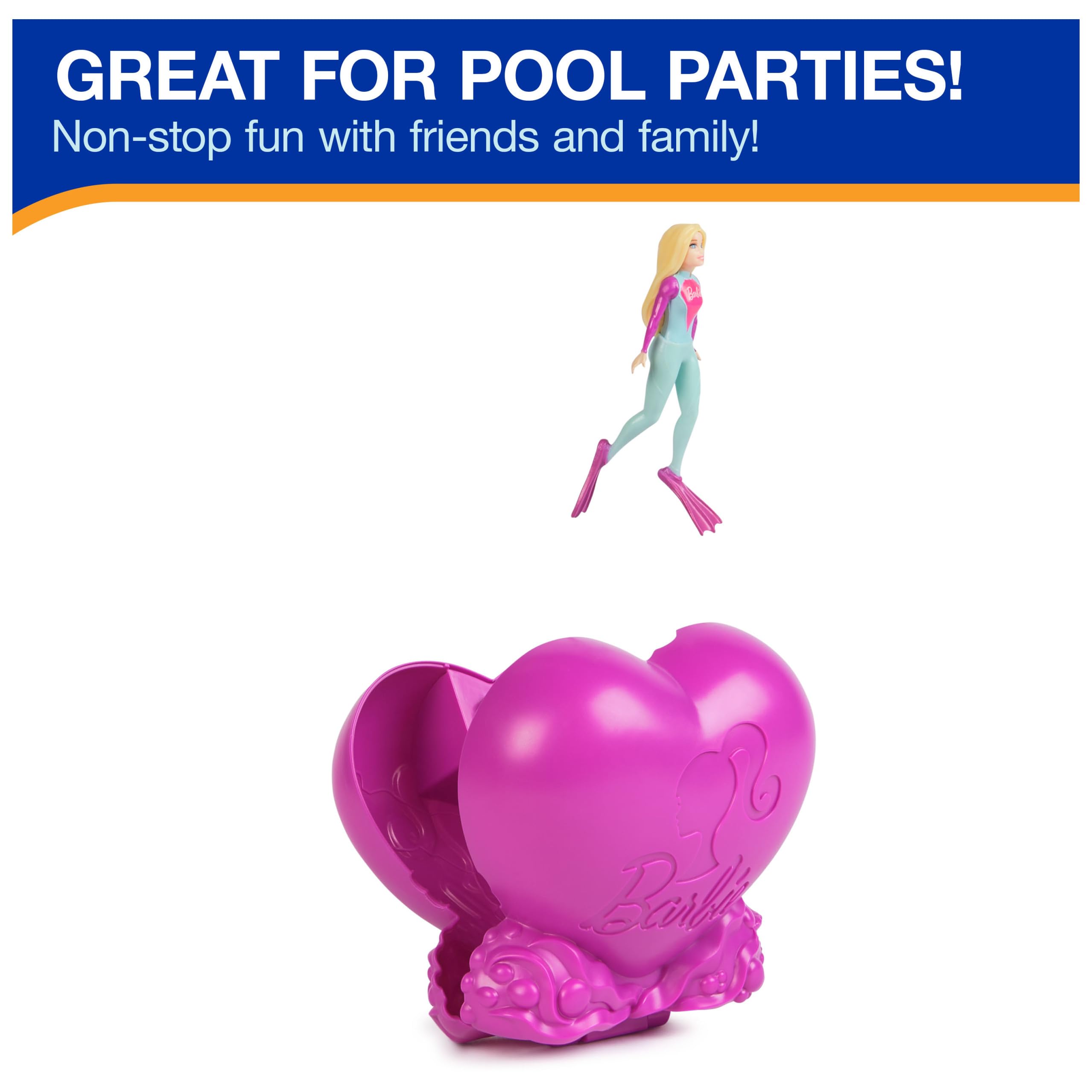 **Barbie Dive N Surprise Pool Toys for Kids Ages 5+ | SwimWays Swimming Pool Accessories, Water Games & Party Supplies | Fun for Pool Parties, Beach Trips & Backyard Play**