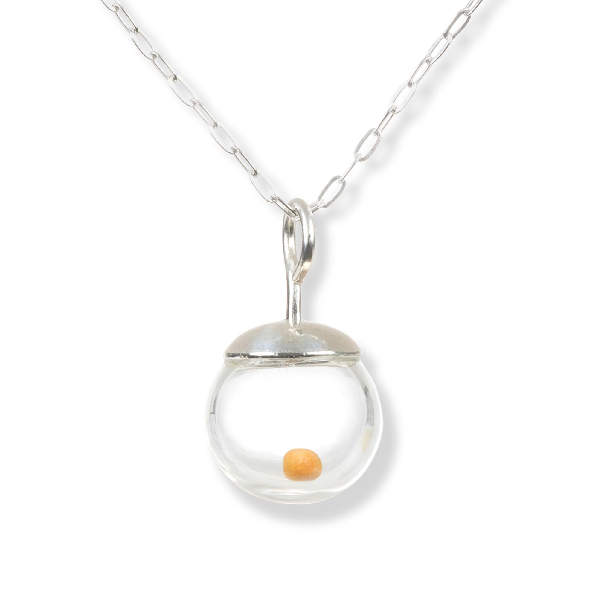 Mustard Seed Necklace - 20 Inch Sterling Silver Cable Chain with Bulk Discount - Perfect for Gifts, Faith Jewelry & Daily Wear