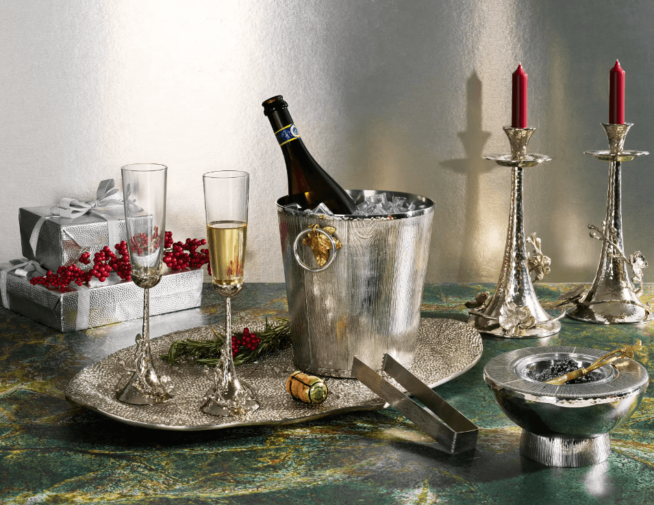 Elegant White Orchid Candle Holders - Set of 2 for Wedding Centerpieces, Romantic Dinner Decor & Home Fragrance Display
