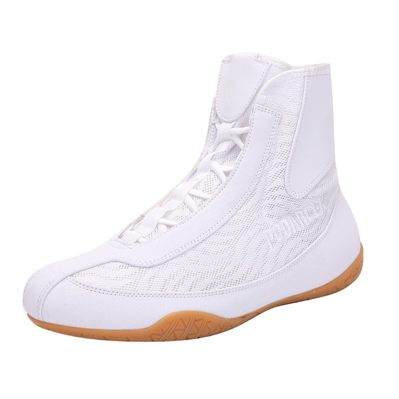 WJFGGXHK High Top Boxing Shoes - Unisex Lightweight Wrestling Boots for Men, Women & Kids | Training Shoes for Boxing, MMA & Martial Arts | Perfect for Gym, Ring & Competition
