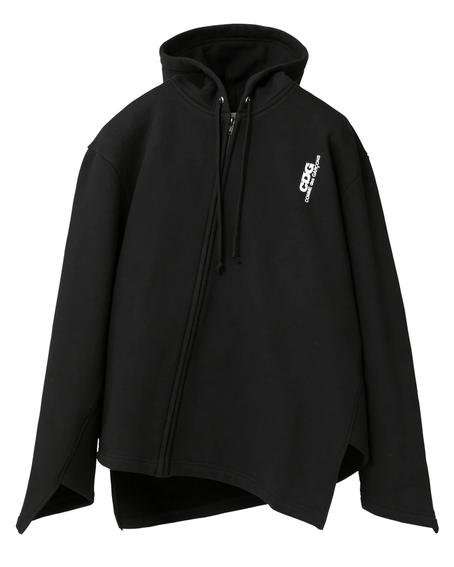 Comme des Garçons CDG BIAS Hooded Sweatshirt - Unisex Oversized Streetwear for Casual & Urban Fashion Lovers
