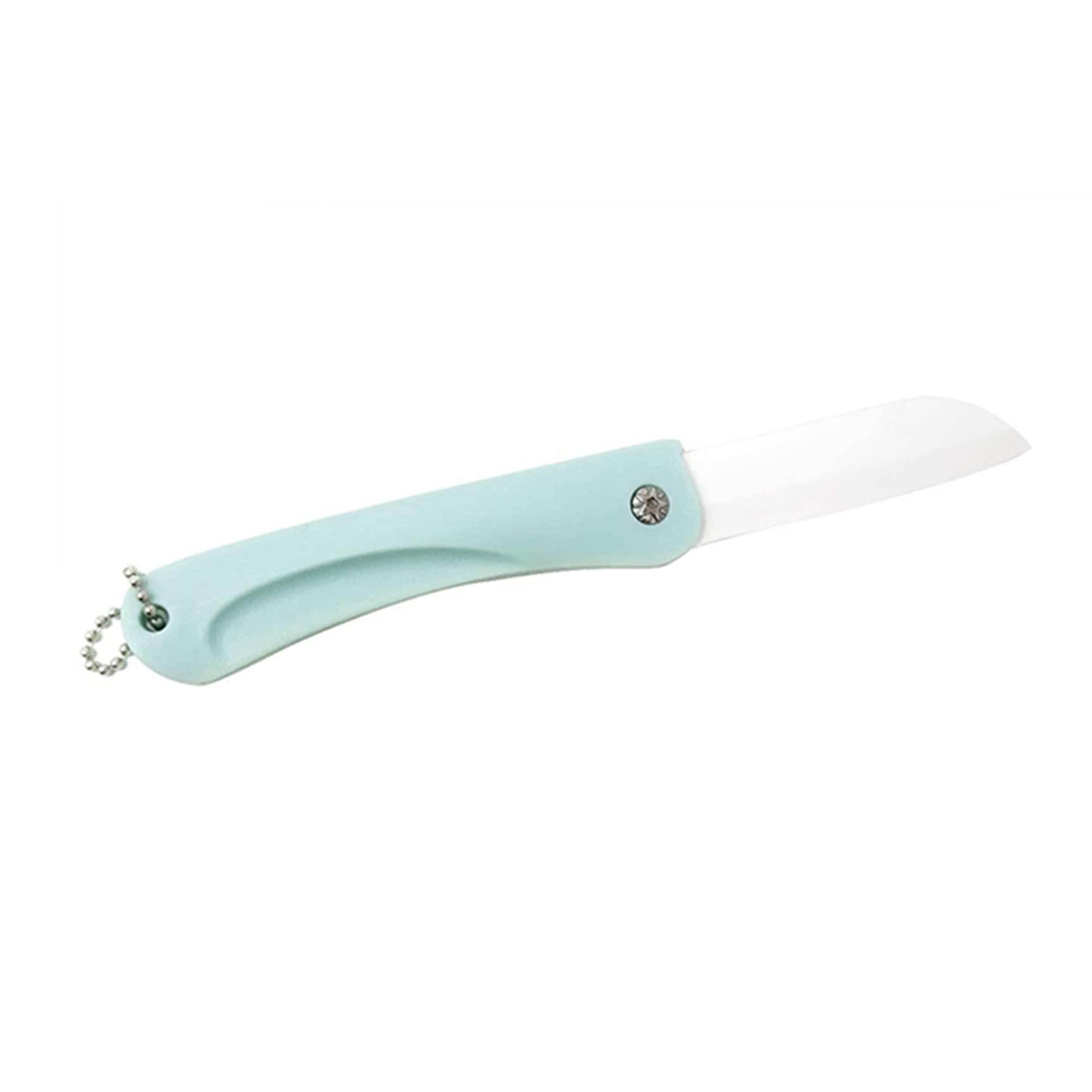 LIUGOU Ceramic Folding Tool - Portable Multi-Purpose Fruit Peeler for Travel, Picnic, Camping & Outdoor Activities | Compact Kitchen Gadget for Apples, Pears & More