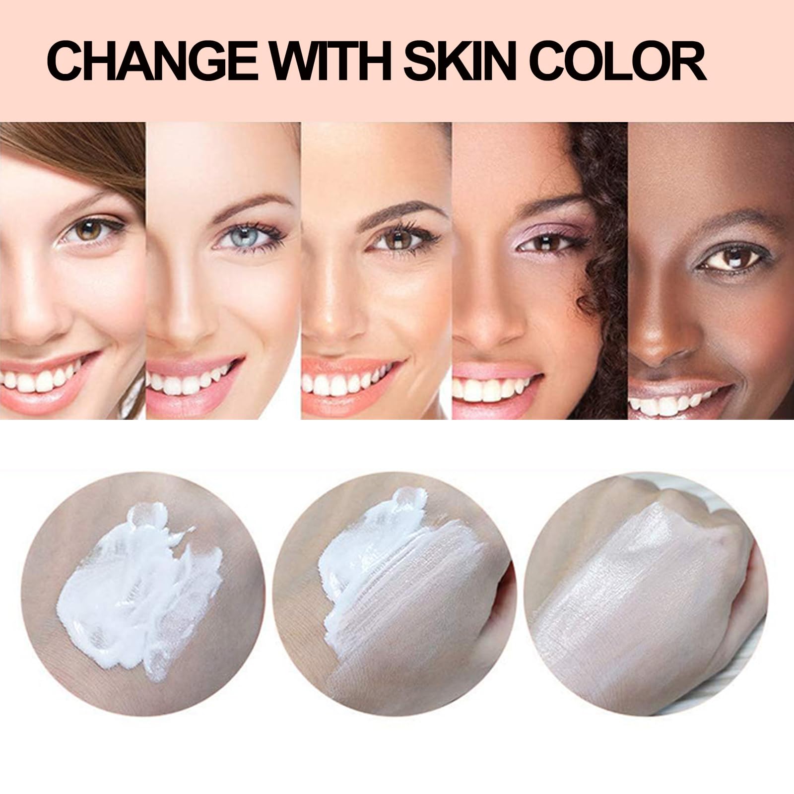 Glowari Color Changing Foundation with SPF - Adjusts to Your Skin Tone, Hydrating & Sun Protection for Mature Skin | Perfect for Daily Makeup & Special Occasions